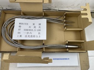 MORITEX 茉丽特 SOHC6S3.5-1000S 石英光纤 一分六  长1米