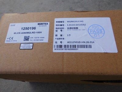 MORITEX 茉丽特 MLEK-A080W2LRD-100V 光源控制器