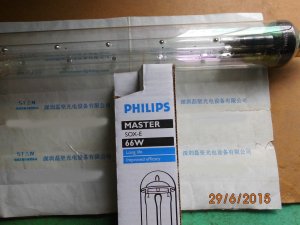 PHILIPS 飞利浦 MASTER SOX-E 66W 外触低压钠灯