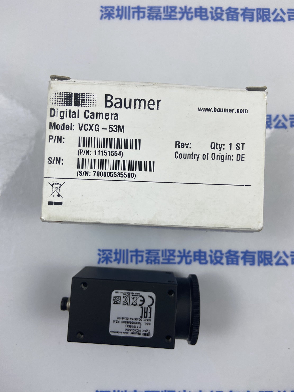 Baumer 堡盟 vcxg-53m 工业相机 