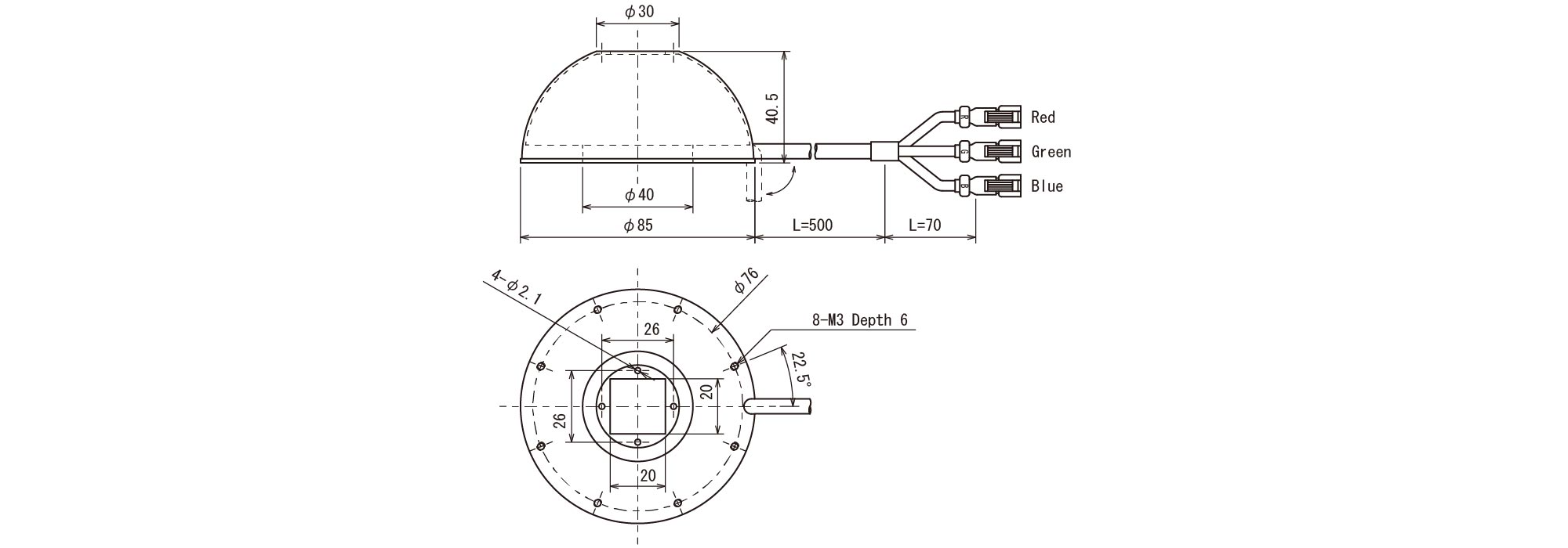 IDDA-KH80RGBHV